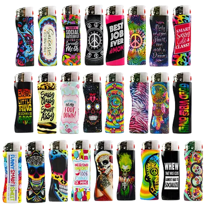 Light-Up Curve Lighter - 30 Pieces Per Retail Ready Display 20735 SMOKEZILLA