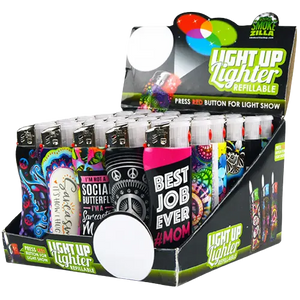 Light-Up Curve Lighter - 30 Pieces Per Retail Ready Display 20735 SMOKEZILLA
