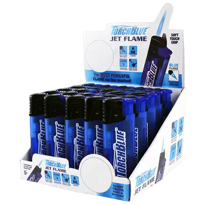 Torch Tower – 3 Tier Countertop Assortment - 49 Pieces Per Retail Ready Display 88670 TORCH BLUE