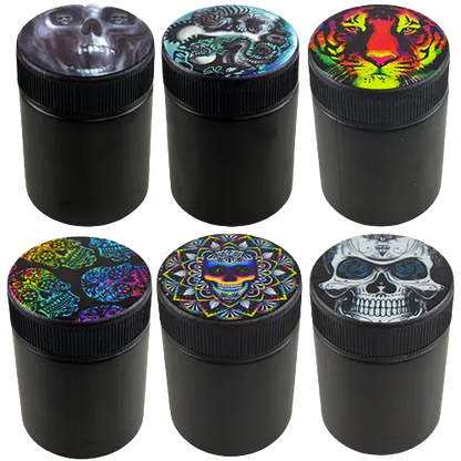 Smell Proof Glass Storage Container - 6 Pieces Per Retail Ready Display 21722 SMOKEZILLA