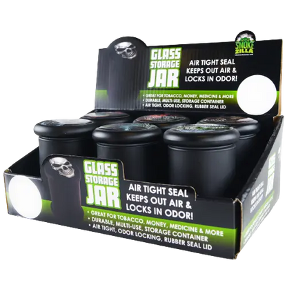 Smell Proof Glass Storage Container - 6 Pieces Per Retail Ready Display 21761 SMOKEZILLA