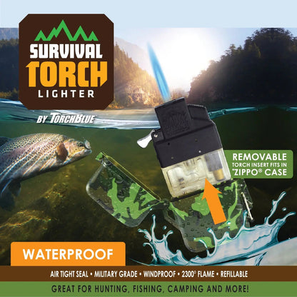 Survival Torch Lighter - 12 Pieces Per Retail Ready Display 21932 SMOKEZILLA