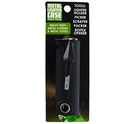 Metal Lighter Case with Tools - 6 Pieces Per Retail Ready Display 22030 SMOKEZILLA