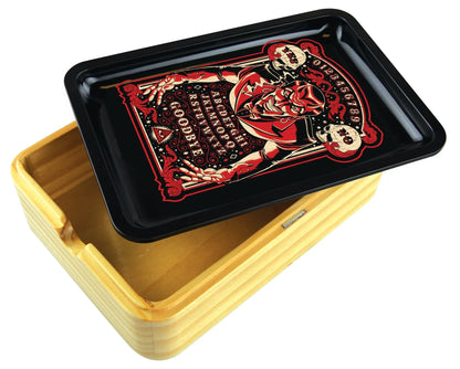 Metal Roll Tray with Magnetic Storage Box- 6 Pieces Per Retail Ready Display 22099 SMOKEZILLA