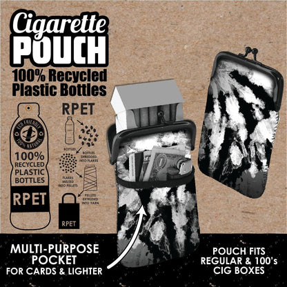 rPET Cigarette Pouch with Pocket - 8 Pieces Per Retail Ready Display 22116 SMOKEZILLA