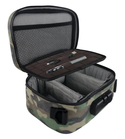 Smell Proof Canvas Lock Bag with Tool Organizer - 4 Pieces Per Retail Ready Display 22152 SMOKEZILLA