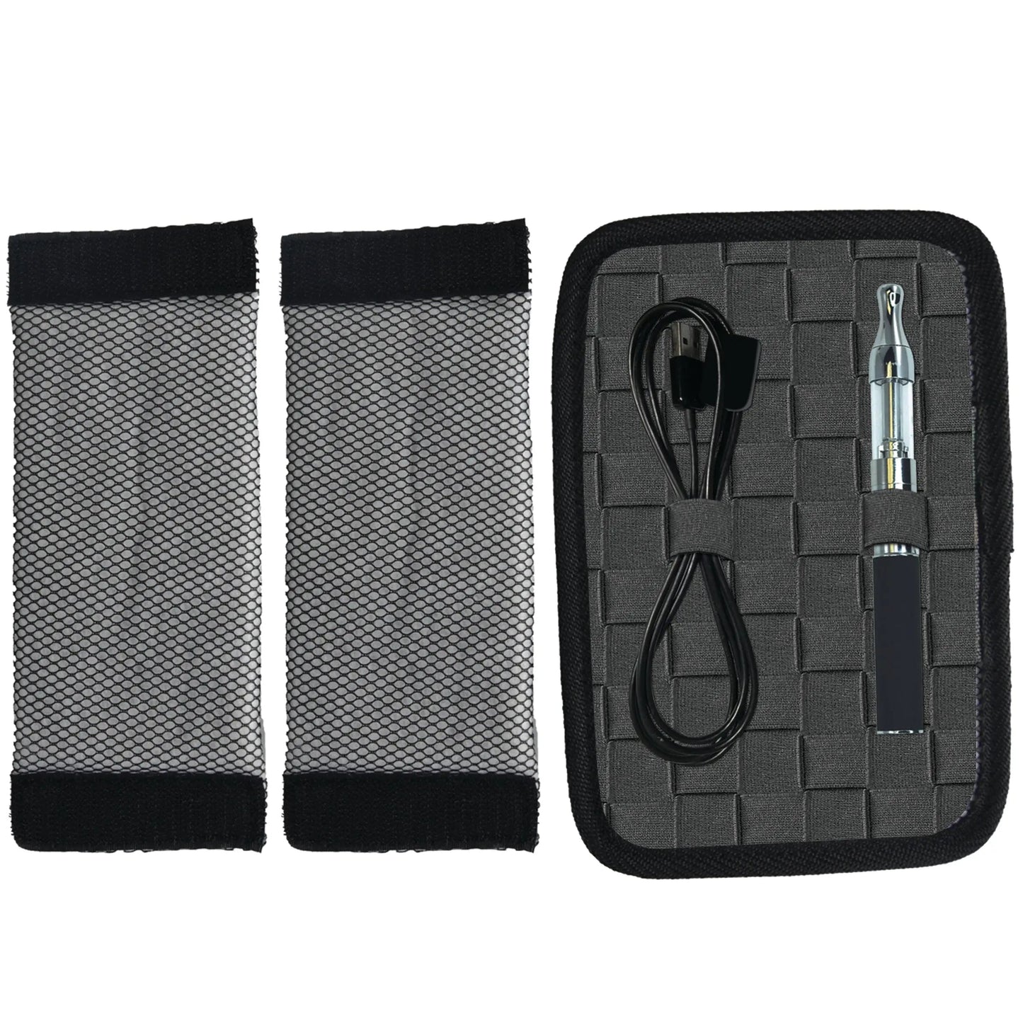 Smell Proof Canvas Lock Bag with Tool Organizer - 4 Pieces Per Retail Ready Display 22154 SMOKEZILLA