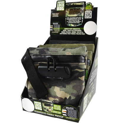 Smell Proof Canvas Lock Bag - 6 Pieces Per Retail Ready Display 22155 SMOKEZILLA