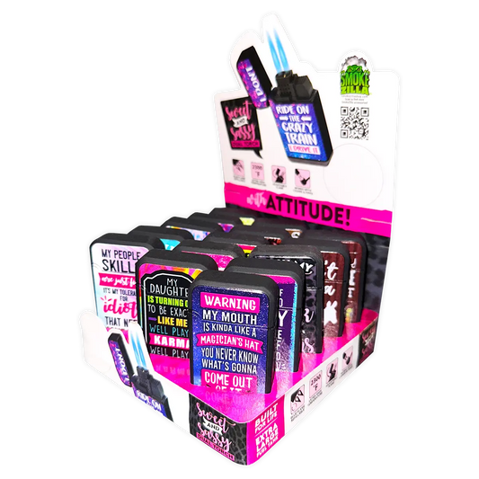 Sweet Dual Torch Lighter - 15 Pieces Per Retail Ready Display 22179 SMOKEZILLA