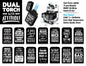 Attitude Dual Torch Lighter - 15 Pieces Per Retail Ready Display 22183 SMOKEZILLA