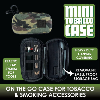 Smell Proof Small Tobacco Bag with Zipper - 6 Pieces Per Retail Ready Display 22279 SMOKEZILLA