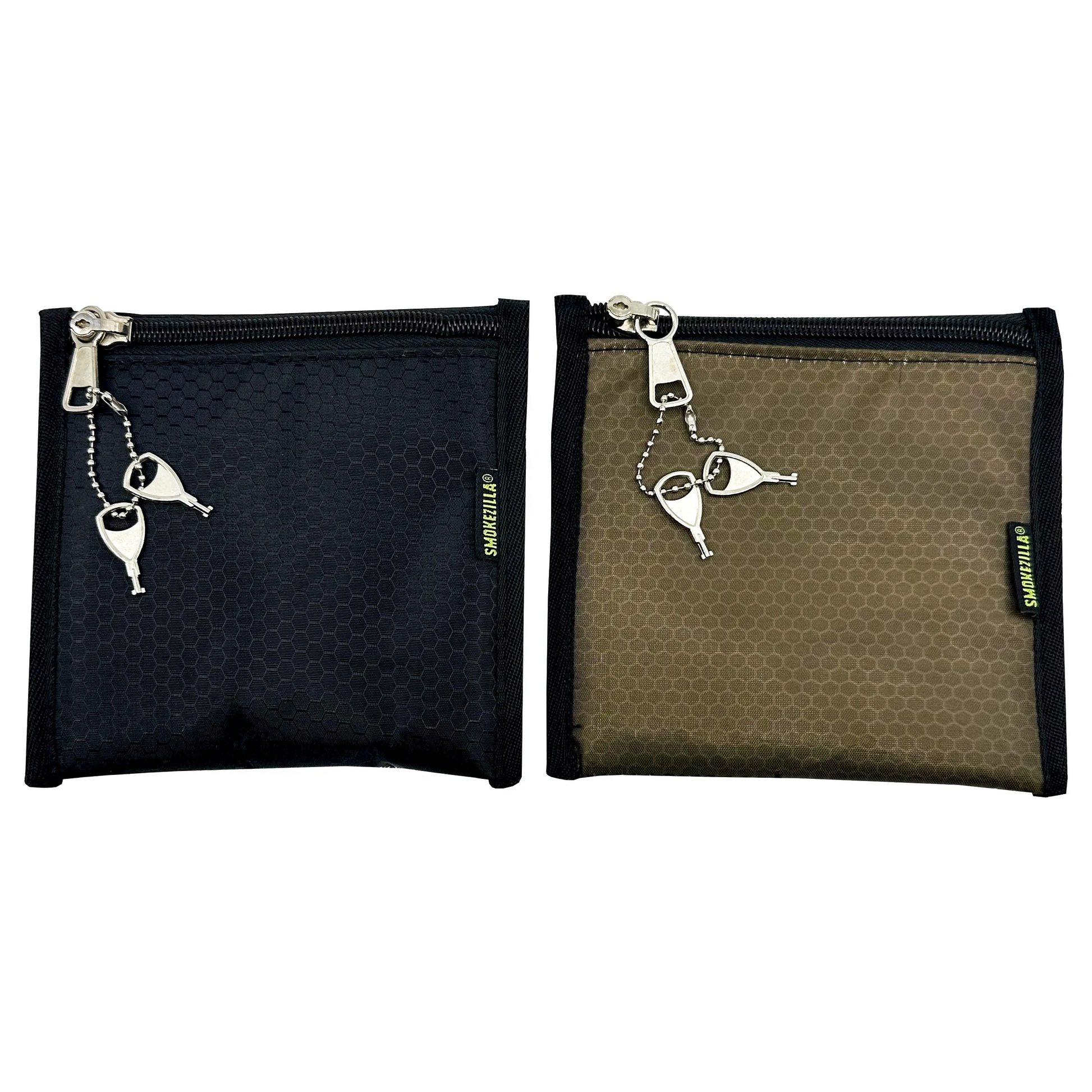 Smell Proof Locking Zipper Bag with Key - 6 Pieces Per Retail Ready Display 22318 SMOKEZILLA
