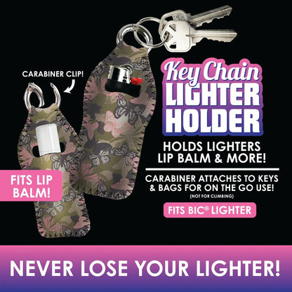 Neoprene Lighter Case Key Chain - 12 Pieces Per Retail Ready Display 22338 SMOKEZILLA