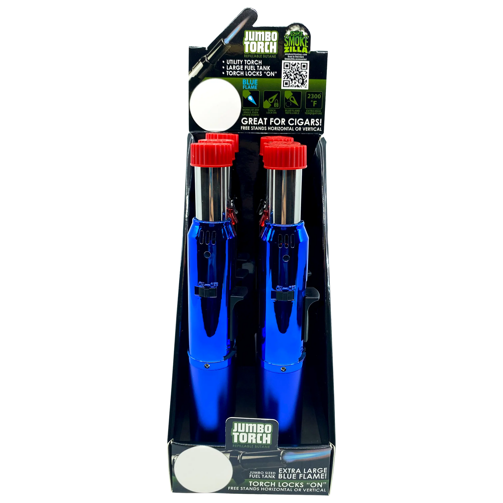 Jumbo Torch Stick Lighter - 6 Pieces Per Retail Ready Display 22382 SMOKEZILLA