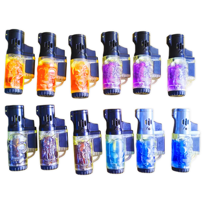 Colored Butane Molded Torch Lighter - 12 Pieces Per Retail Ready Display 22383 SMOKEZILLA