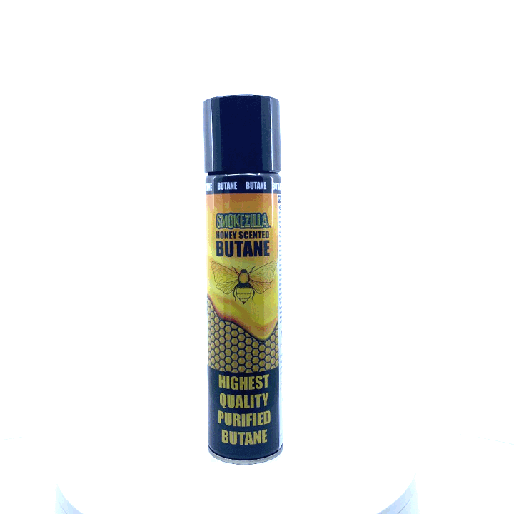 300ML Bulk Smokezilla Scented Honey Butane Refill - 6 Pieces Per Retail Ready Display 22549 SMOKEZILLA