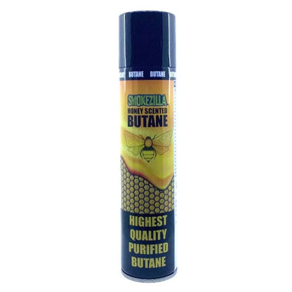 300ML Bulk Smokezilla Scented Honey Butane Refill - 6 Pieces Per Retail Ready Display 22549 SMOKEZILLA