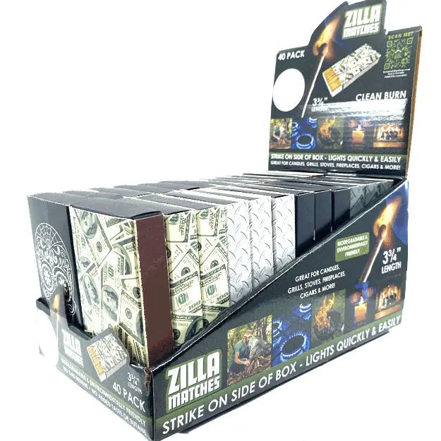 Jumbo Match Box - 24 Pieces Per Retail Ready Display 22570 SMOKEZILLA