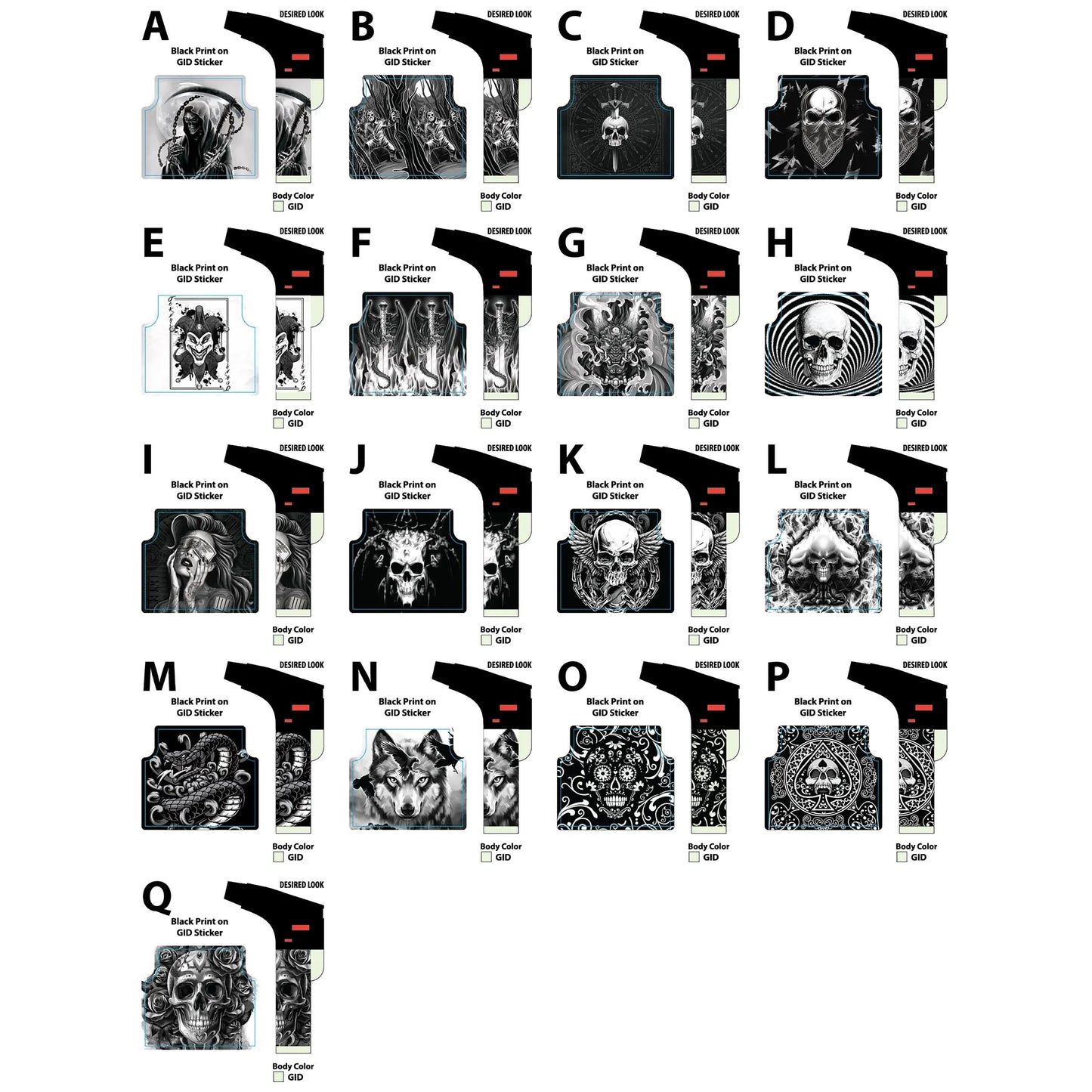 Glow in The Dark XXL Thin Torch Lighter - 18 Pieces Per Retail Ready Display 22611 SMOKEZILLA
