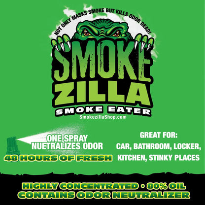 Air Freshener Smoke Eater Spray - 16 Pieces Per Retail Ready Display 22623 SMOKEZILLA