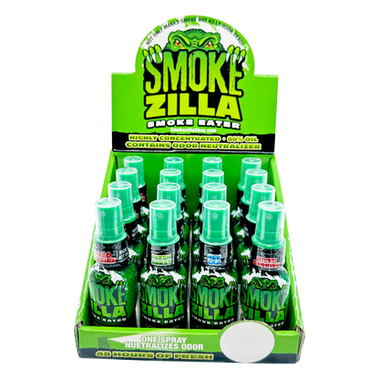 Air Freshener Smoke Eater Spray - 16 Pieces Per Retail Ready Display 22623 SMOKEZILLA