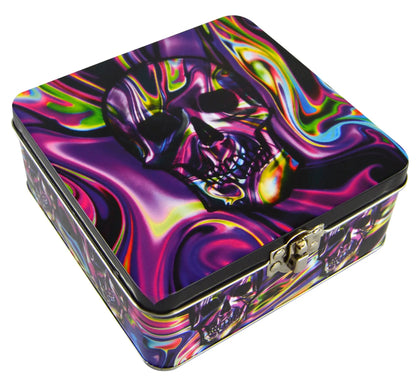 Metal Storage Box with Roll Tray- 6 Pieces Per Retail Ready Display 22627 SMOKEZILLA