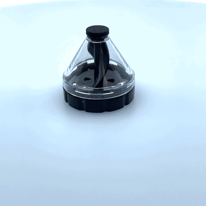 Plastic 5 Piece Funnel Grinder - 12 Pieces Per Retail Ready Display 22805 SMOKEZILLA