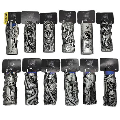Metal Mystic Lighter Case with Bottle Opener - 12 Pieces Per Retail Ready Display 22921 SMOKEZILLA