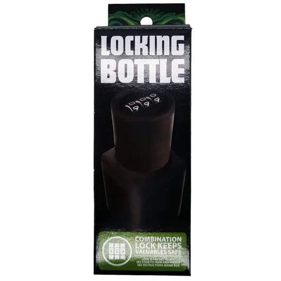 Plastic Locking Bottle Jar - 6 Pieces Per Retail Ready Display 22926 SMOKEZILLA