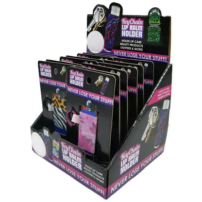 Neoprene Lighter Case Key Chain - 12 Pieces Per Retail Ready Display 23036 SMOKEZILLA