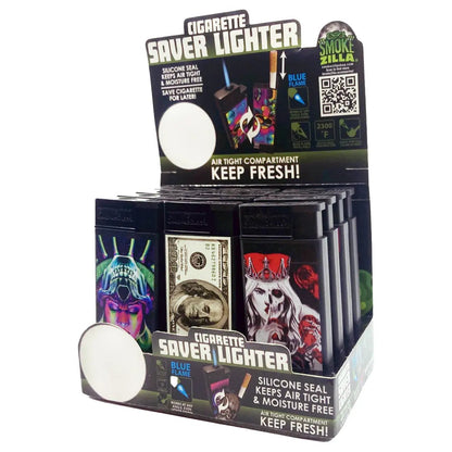 Torch Lighter Cigarette Saver - 12 Pieces Per Retail Ready Display 23109 SMOKEZILLA