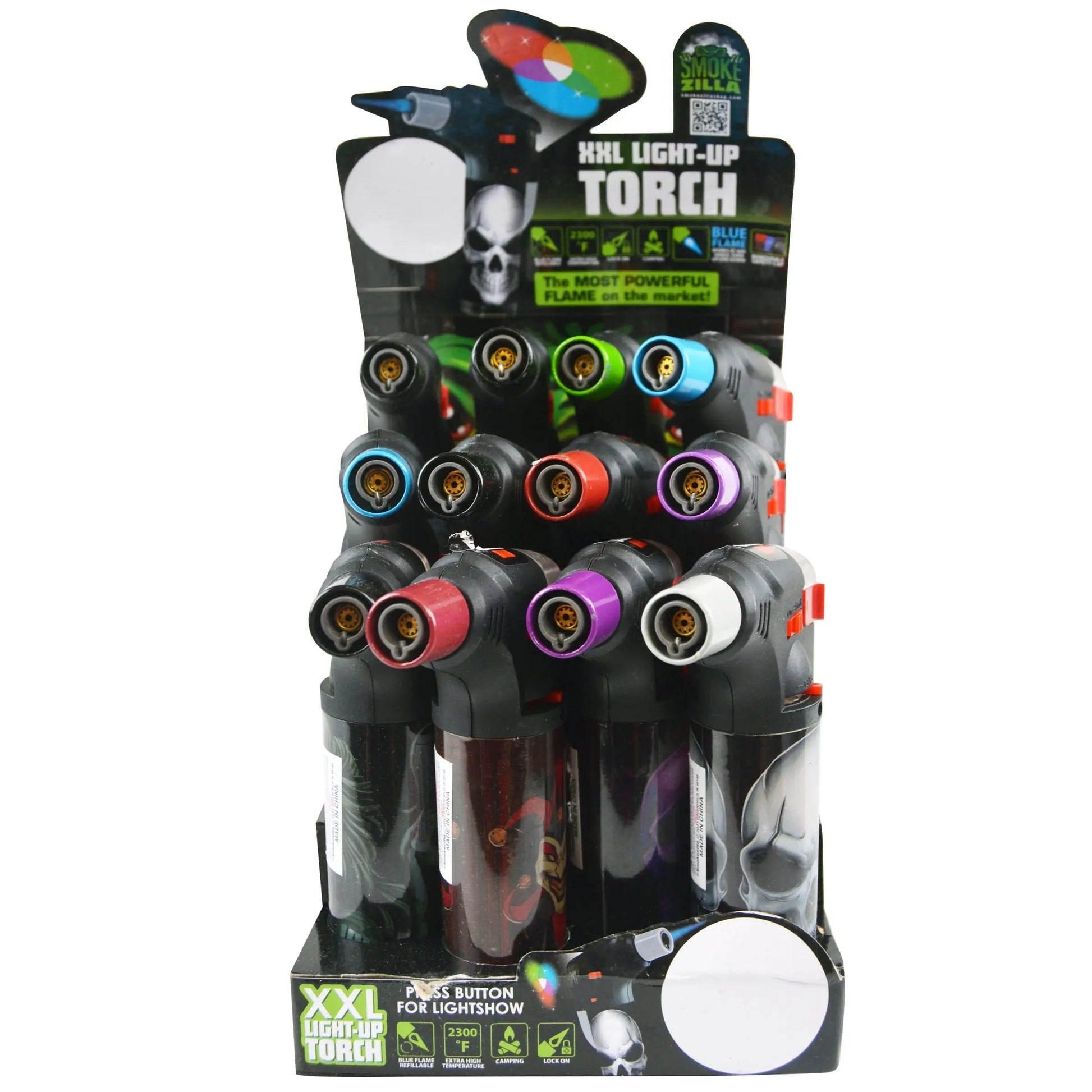 Curated Smokezilla Top Sellers Assorted Smoking Accessories Floor Display 088547 SMOKEZILLA