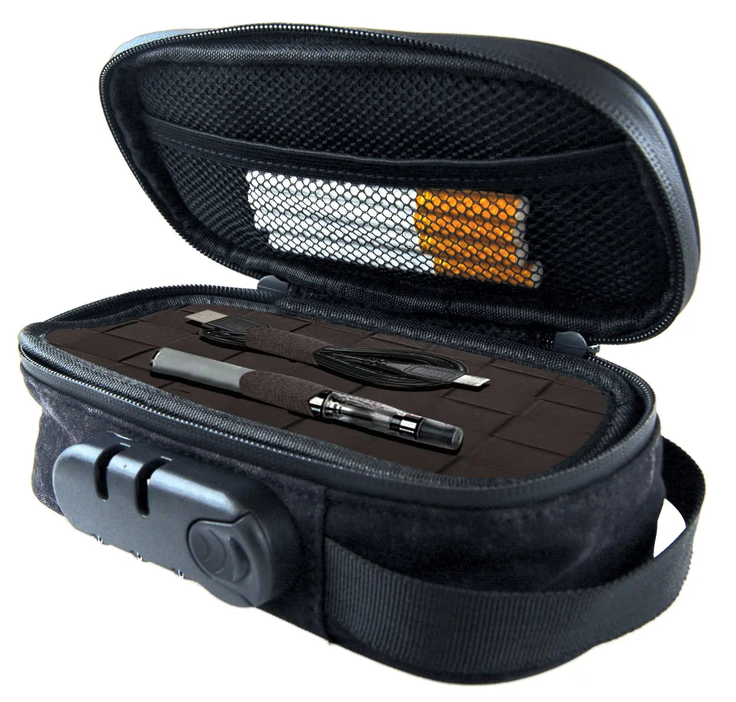 Smell Proof Small Canvas Lock Bag with Tool Organizer - 6 Pieces Per Retail Ready Display 23114 SMOKEZILLA