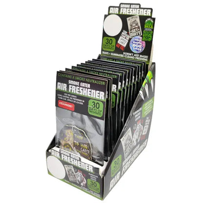 Smoke Eater Hanging Air Freshener - 12 Pieces Per Retail Ready Display 23146 SMOKEZILLA