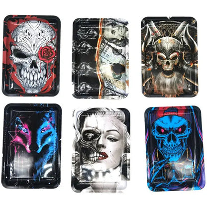 Metal Rolling Tray - 6 Pieces Per Retail Ready Display 23228 SMOKEZILLA