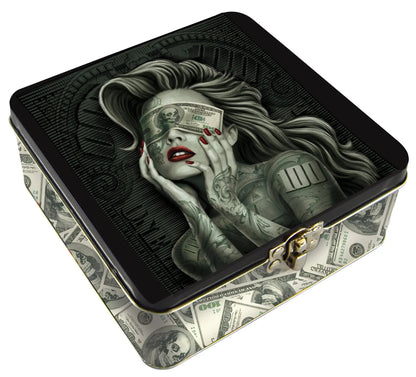 Metal Storage Box with Roll Tray - 6 Pieces Per Retail Ready Display 23253 SMOKEZILLA