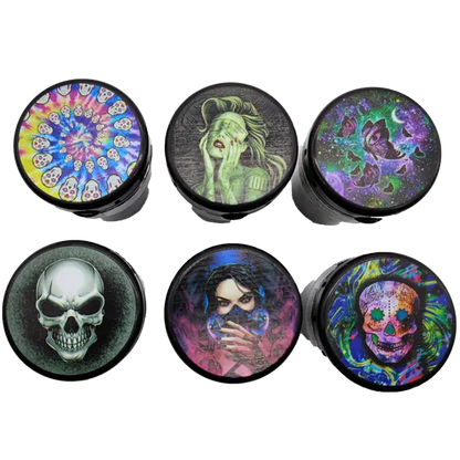 Printed Lid Butt Bucket Ashtray with Power Exhaust Fan - 6 Pieces Per Retail Ready Display 23255 SMOKEZILLA