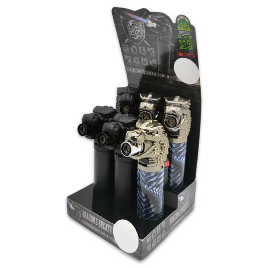 Dragon XXL Torch Lighter - 6 Pieces Per Retail Ready Display 23386 SMOKEZILLA
