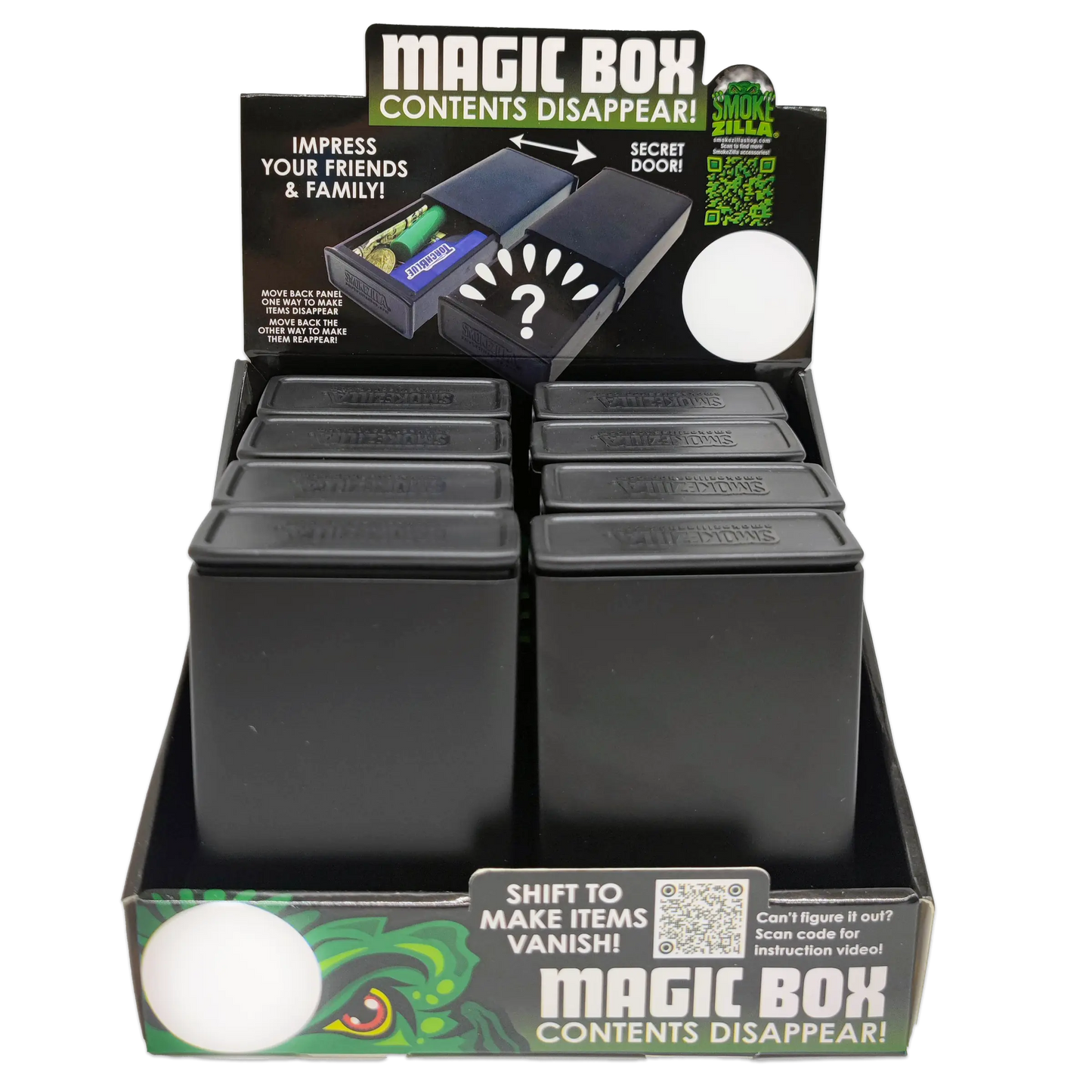 Plastic Magic Storage Box - 8 Pieces Per Retail Ready Display 23542 SMOKEZILLA