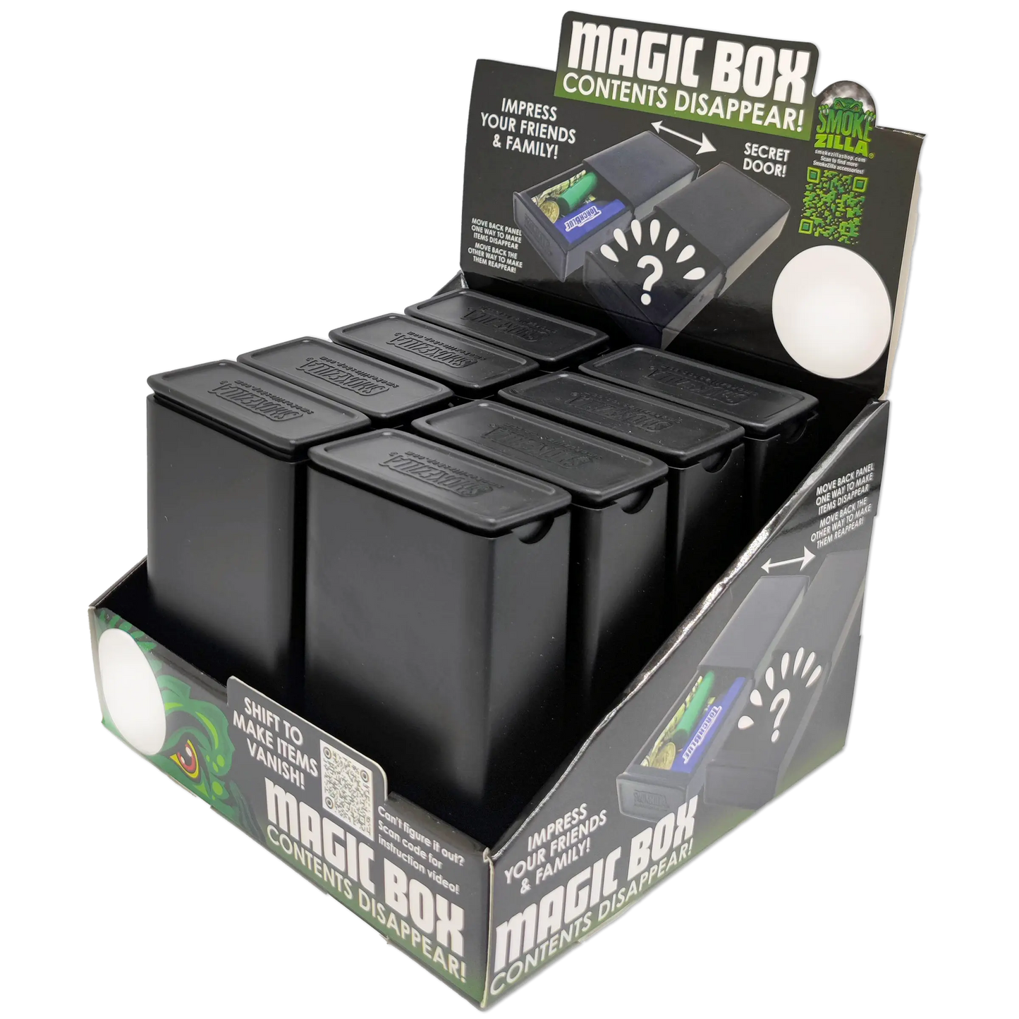 Plastic Magic Storage Box - 8 Pieces Per Retail Ready Display 23542 SMOKEZILLA