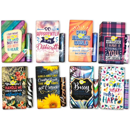 100s Cigarette Storage Case With Magnetic Lighter Case - 8 Pieces Per Retail Ready Display 23545 SMOKEZILLA