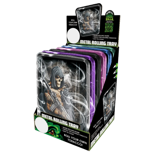 Metal Roll Tray- 6 Pieces Per Retail Ready Display 23546 SMOKEZILLA