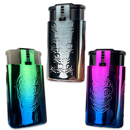 Metallic Dual Flame N Torch Lighter - 16 Pieces Per Retail Ready Display 23696 SMOKEZILLA