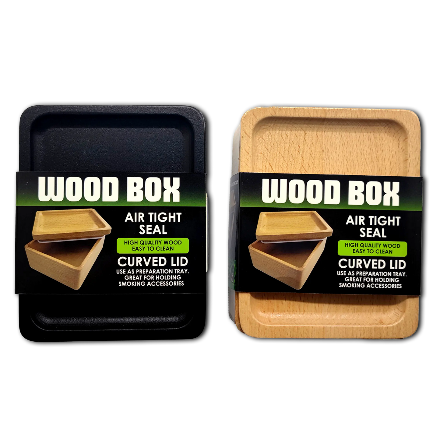 Wood Storage Box with Tray Lid - 6 Pieces Per Retail Ready Display 23747 SMOKEZILLA