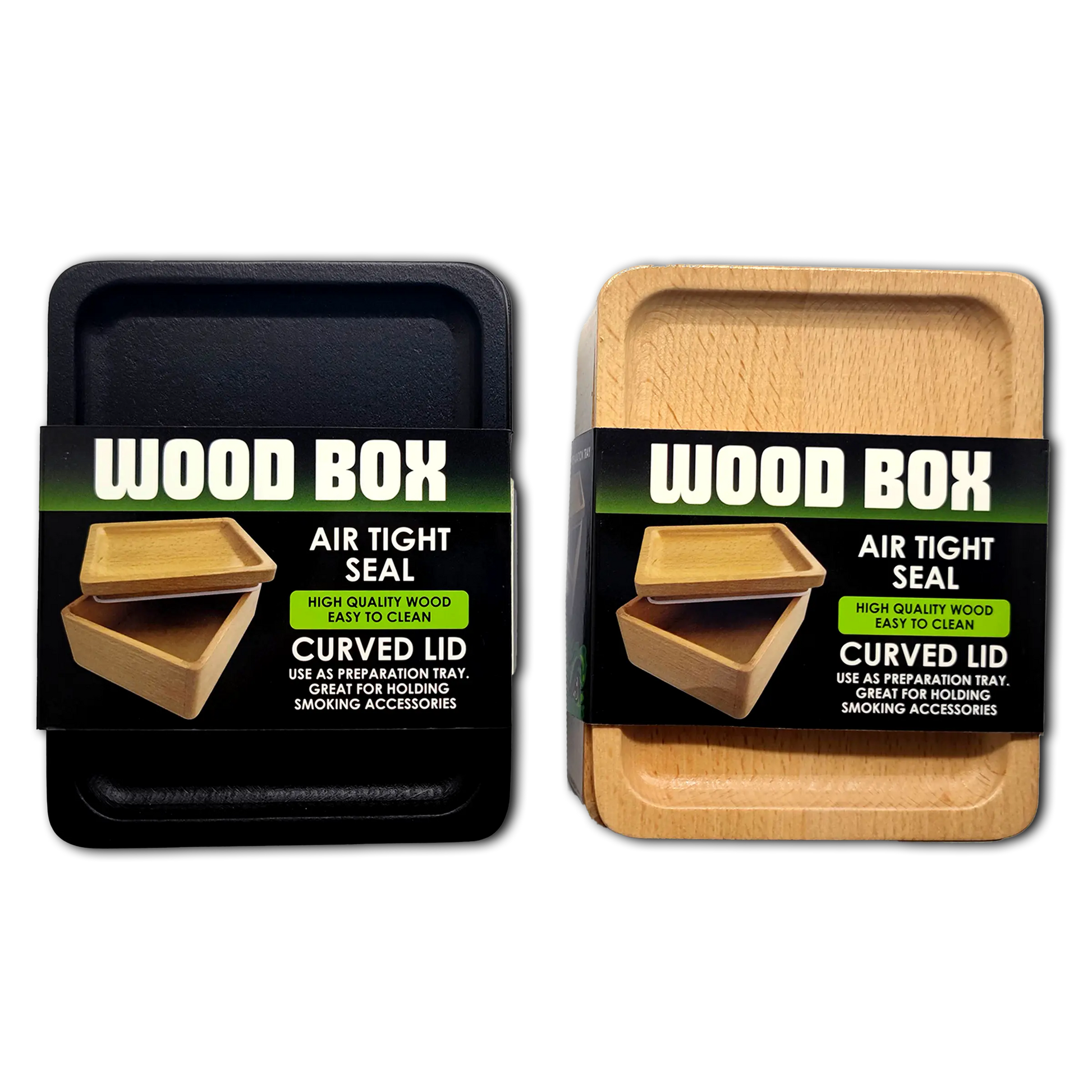 Wood Storage Box with Tray Lid - 6 Pieces Per Retail Ready Display 23747 SMOKEZILLA