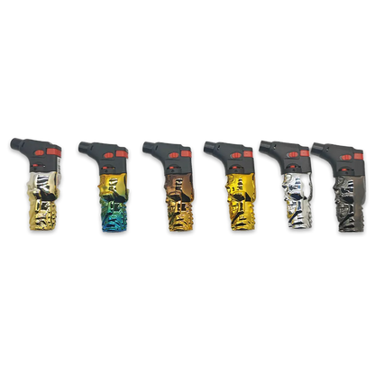 Metallic Slim Skull Torch Lighter - 12 Pieces Per Retail Ready Display 23770 SMOKEZILLA