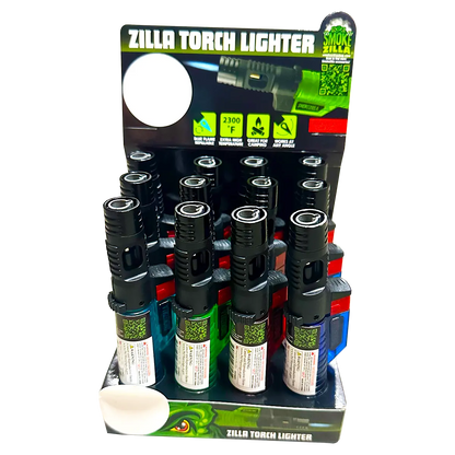 Zilla Torch Stick Lighter - 12 Pieces Per Retail Ready Display 23813 SMOKEZILLA