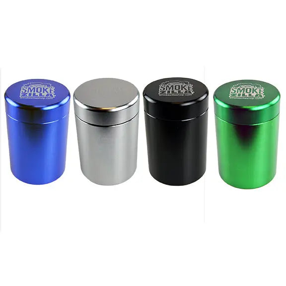 Smell Proof Metal Storage Jar - 12 Pieces Per Retail Ready Display 23864 SMOKEZILLA