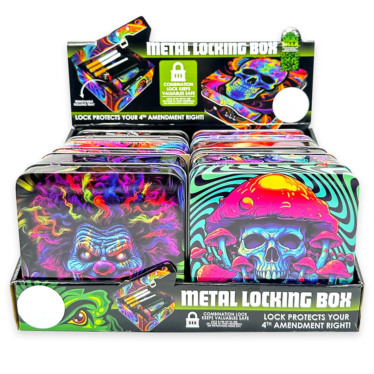 Curated Smokezilla Top Sellers Assorted Smoking Accessories Floor Display 88549 SMOKEZILLA