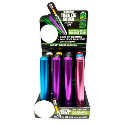 Metal Cigarette Saver Tube - 12 Pieces Per Retail Ready Display 24334 SMOKEZILLA